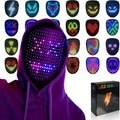 Led Mask with Gesture Sensing,Light up Mask for Kids/Men/Women LED Halloween Mas