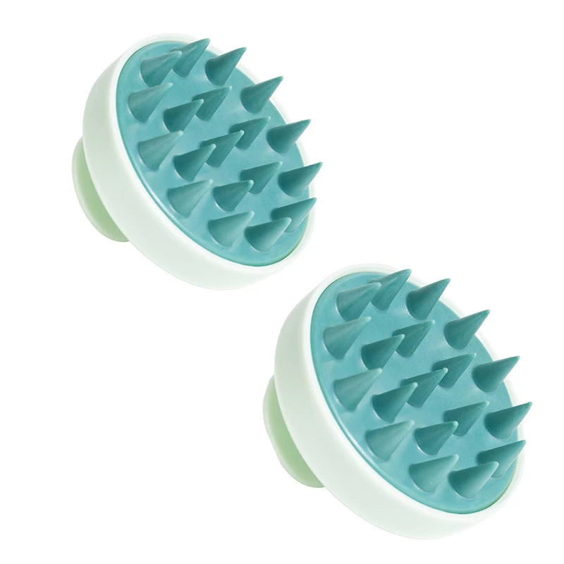 Silicone Shampoo Scalp Hair Massager Head Body Scalp Massage Brush Comb Hair Washing Comb Shower Brush Bath Spa Massage Brush