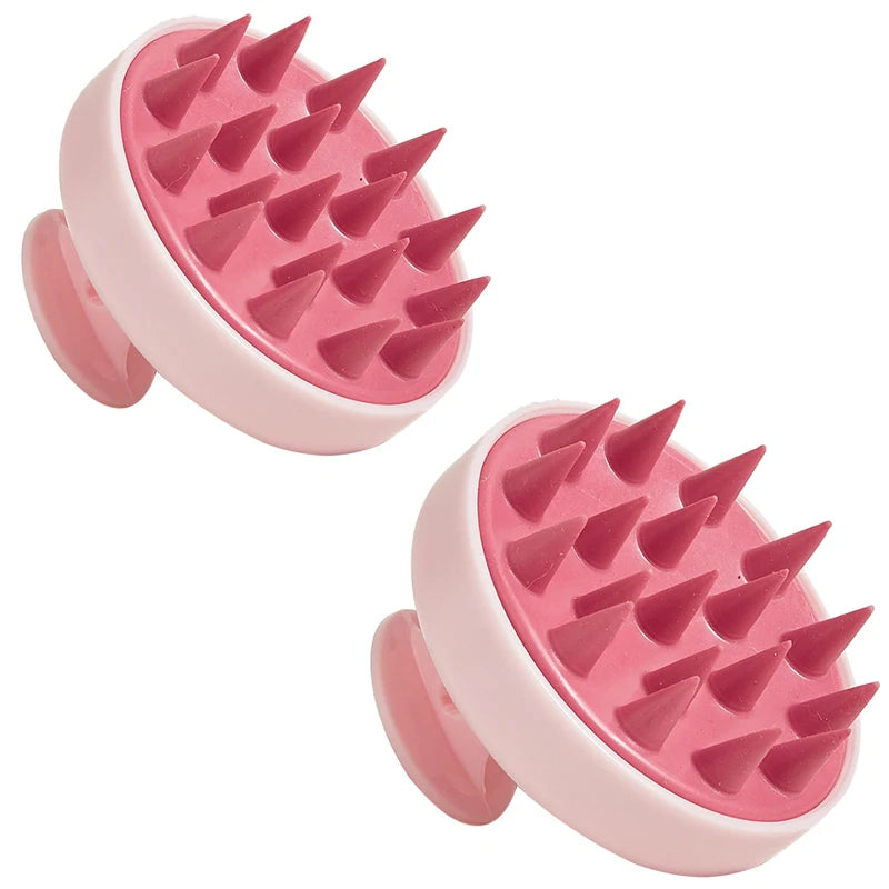 Silicone Shampoo Scalp Hair Massager Head Body Scalp Massage Brush Comb Hair Washing Comb Shower Brush Bath Spa Massage Brush