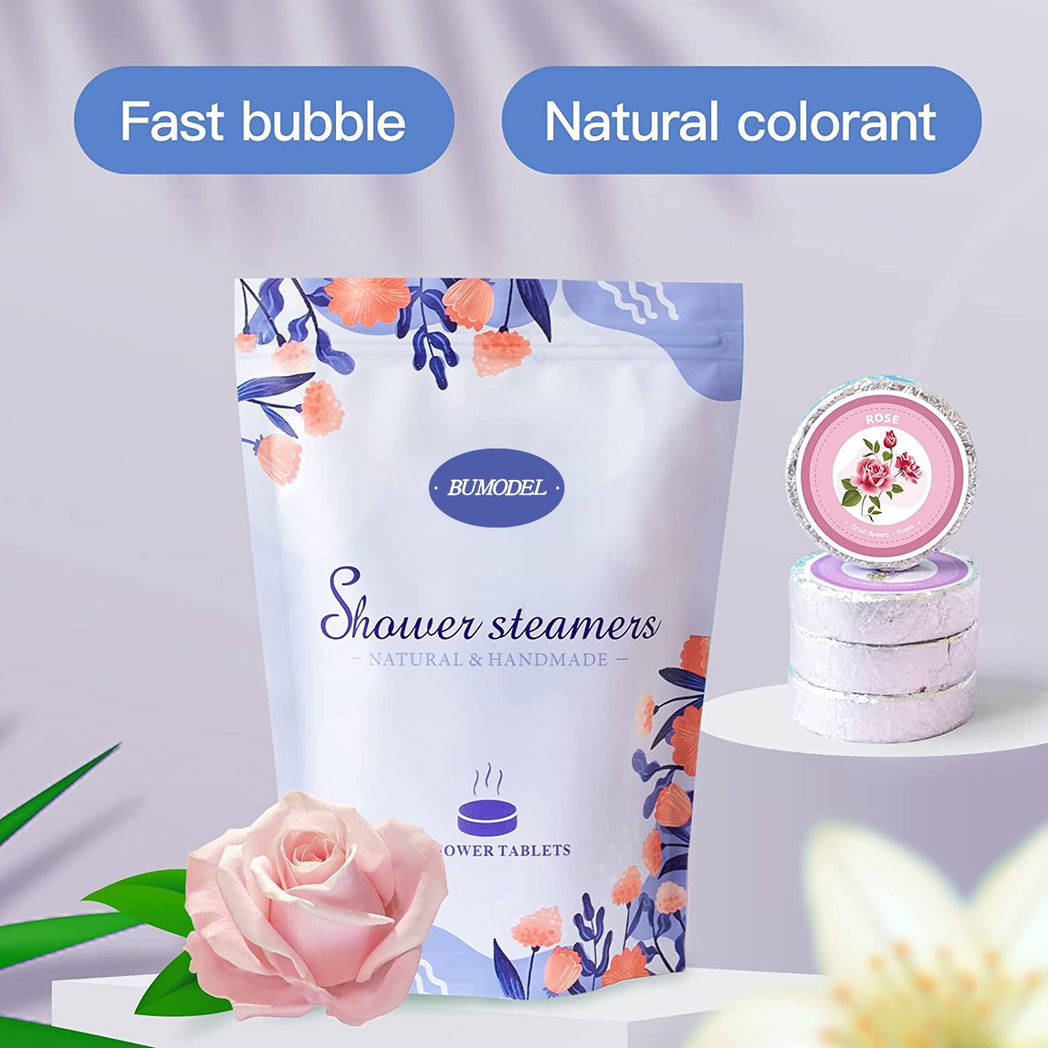 Shower Steamers Aromatherapy 18Pack Organic Shower Bath Bombs for Women Mom and Men Shower Tablets with Natural Essential Oils for Home SPA Self Care Relaxation Gifts for Birthday,Christmas Gifts