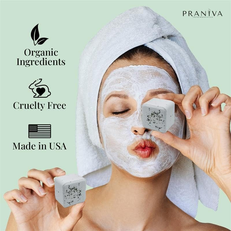 Eucalyptus Shower Steamer Tablets Made in USA with Essential Oils - Eucalyptus Shower Bomb Pack of Six - Extra Large Sinus Steamers - Soothing Menthol & Camphor Shower Tablets for Congestion