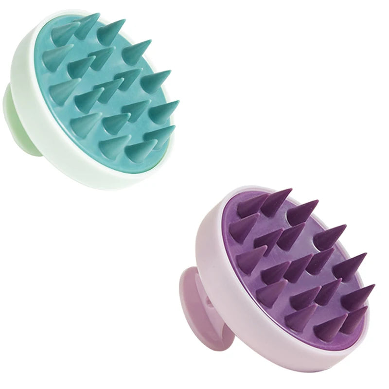 Silicone Shampoo Scalp Hair Massager Head Body Scalp Massage Brush Comb Hair Washing Comb Shower Brush Bath Spa Massage Brush