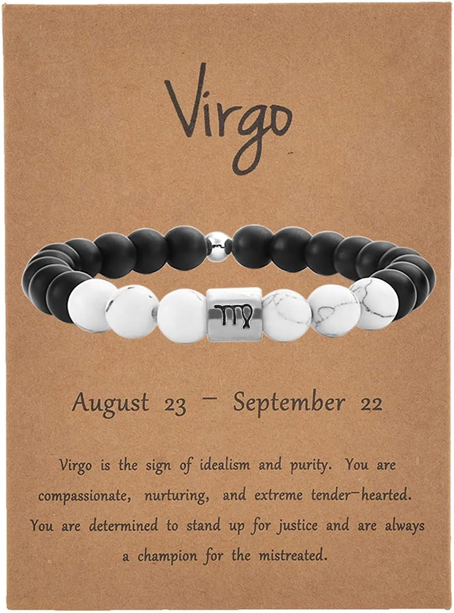 Long Tiantian Zodiac Constellation Bracelet for Men and Women - Horoscope Beaded Jewelry Gift