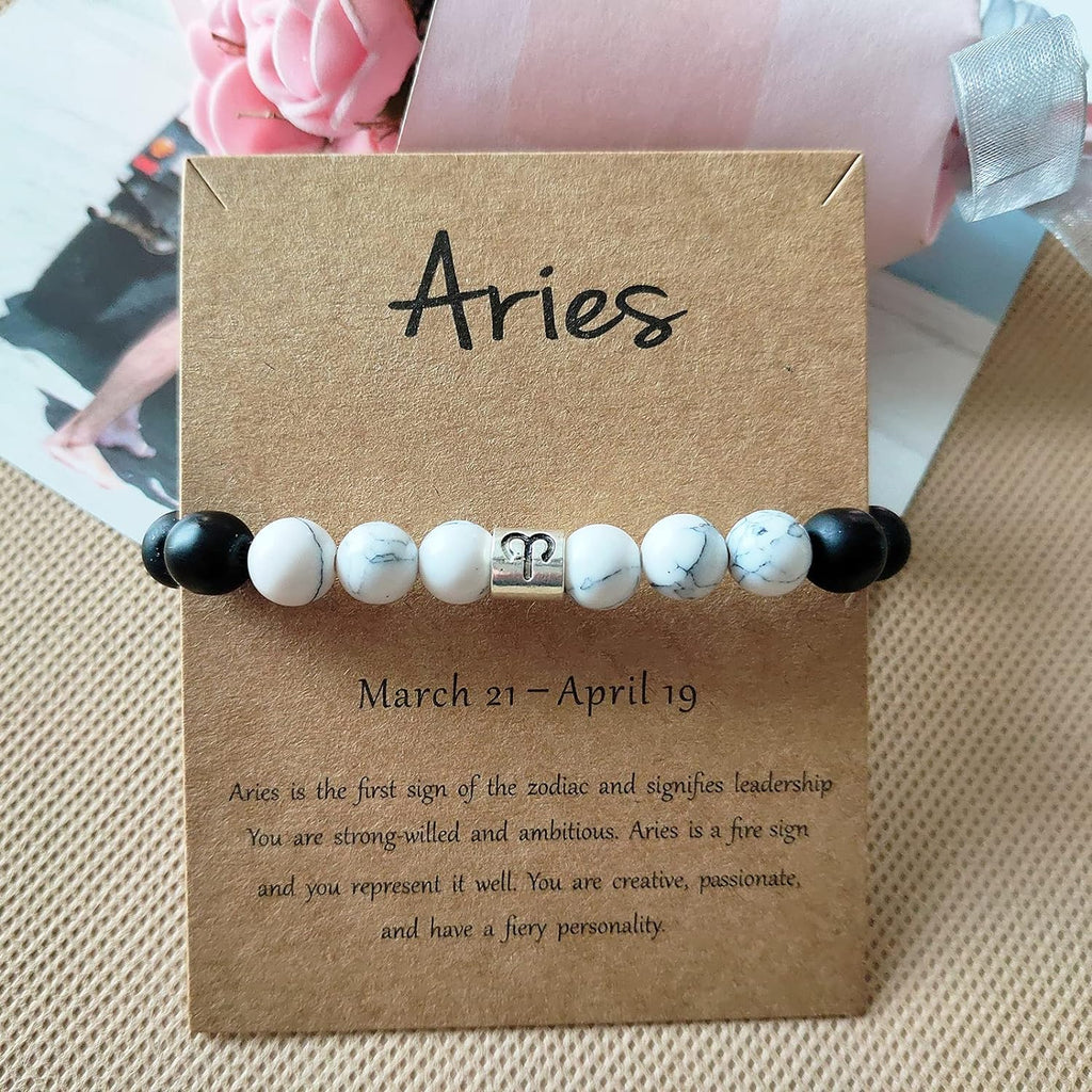 Long Tiantian Zodiac Constellation Bracelet for Men and Women - Horoscope Beaded Jewelry Gift