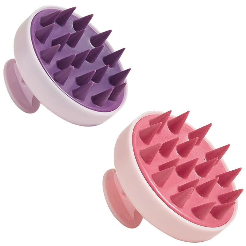 Silicone Shampoo Scalp Hair Massager Head Body Scalp Massage Brush Comb Hair Washing Comb Shower Brush Bath Spa Massage Brush