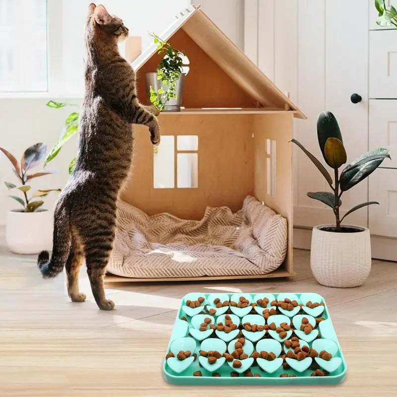Licking Mat for Dogs Dogs Slow Feeder Puzzle Toys for Large Dogs Pet Supplies Toys for Dogs Cats Puzzle Game for You to Guide